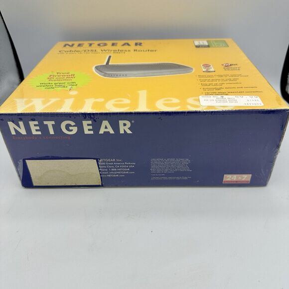 NEW SEALED Netgear MR814 V2 11 Mbps 4-Port 10/100 Wireless B Router *READ* - Picture 5 of 7